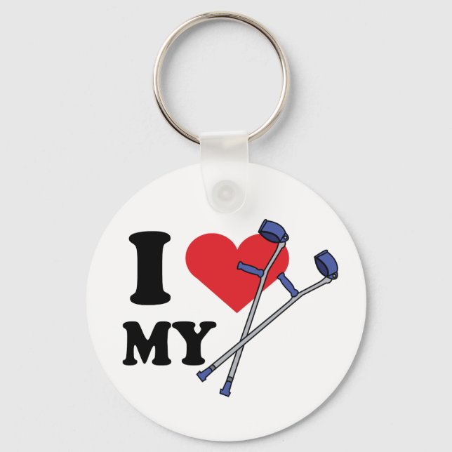 Llavero Crutch Love Keychain (Anverso)