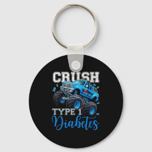 Llavero Cruype 1 Diabetes Awareness Warrior Monster Truck