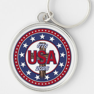 Llavero Cruz Áspera USA 1776-2026