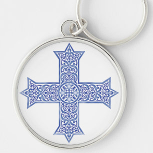 Llavero cruz copta