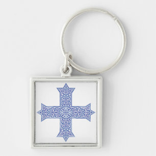 Llavero cruz copta