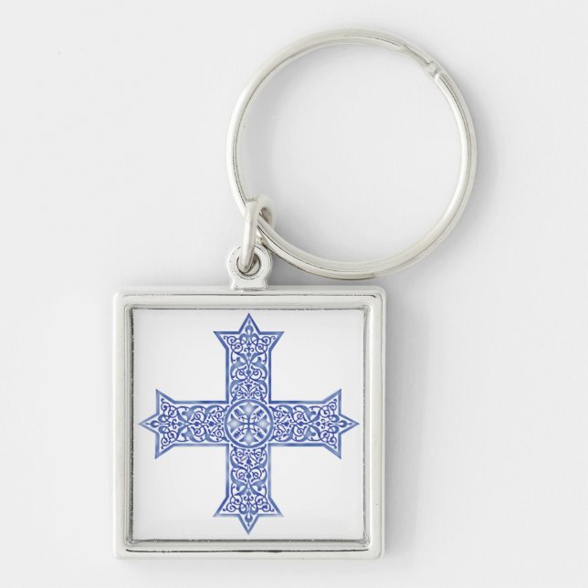 Llavero cruz copta (Frente)
