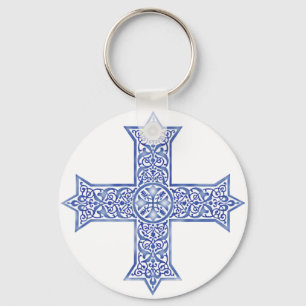Llavero cruz copta 