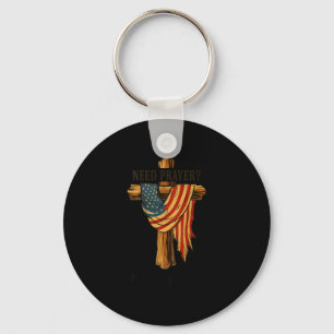 Llavero Cruz de Jesús cristiano tócame en el hombro F de E