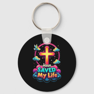 Llavero Cruz de Jesús me salvó la vida Cristianos Biblia R