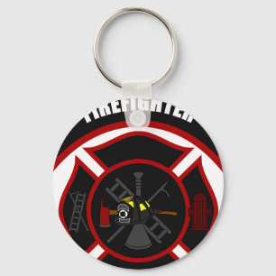 Llavero Cruz maltesa - bombero