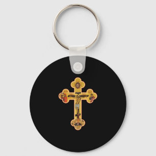 Llavero Cruz Ortodoxa Griega Jesucristo