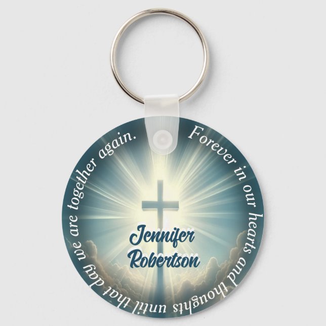 Llavero Cruz y nombre (Anverso)