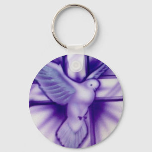 Llavero Cruz y paloma