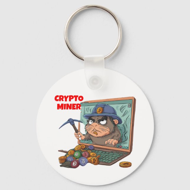 Llavero Crypto Miner (Anverso)