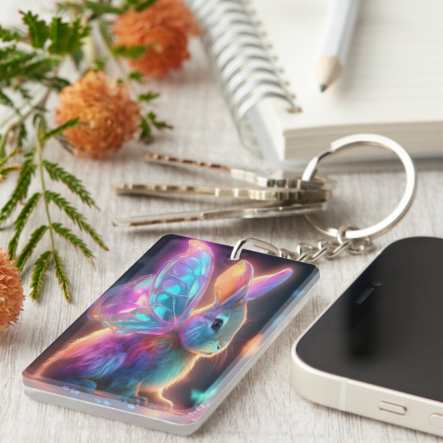 Llavero Crystal Bunny (Frente Derecha)