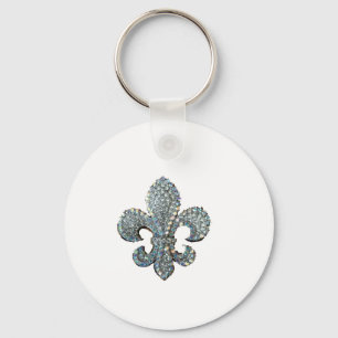 LLAVERO CRYSTAL FLEUR DE LIS