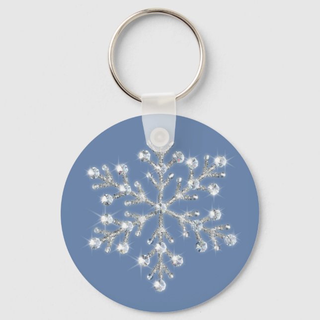 Llavero Crystal Snowflake Key (Anverso)