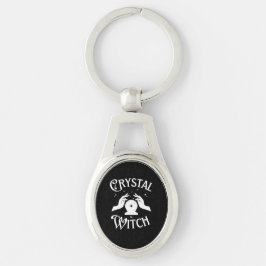 Llavero Crystal Witch Keychain Metalizado