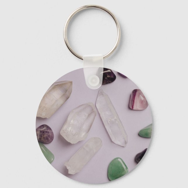 Llavero Crystals Gems Energy Keychain (Anverso)
