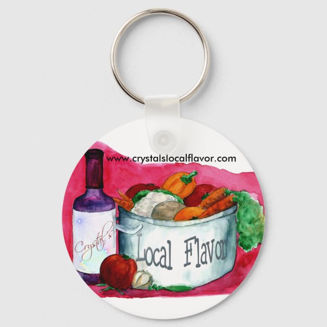 Llavero Crystal's Local Flavor keychain (Anverso)