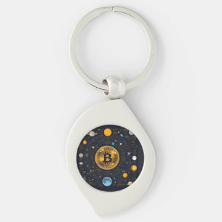 Llavero Crytpo - Camisa de Bitcoin - Moon time AI