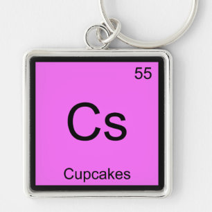 Llavero Cs - Cupcakes Elemento Químico Símbolo Tee de post