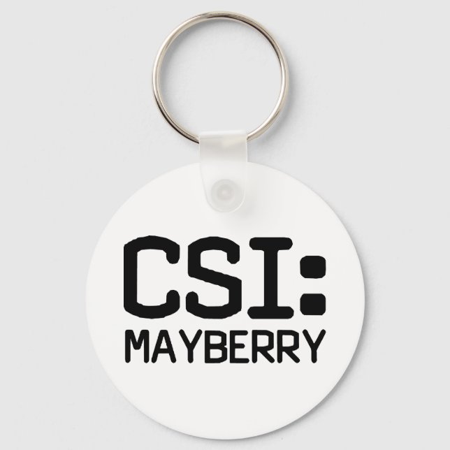 Llavero CSI Mayberry (Anverso)