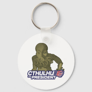 Llavero Cthulhu para presidente Keychain