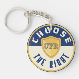 Llavero CTR Elegir el regalo de Bautismo Primario de la Ca
