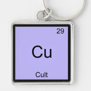 Llavero Cu - Cult Funny Elemento Químico Símbolo T-Shirt