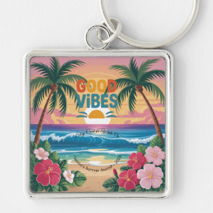 Llavero Cuaderno tropical de ondas de verano