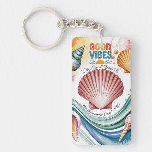 Llavero Cuaderno tropical de ondas de verano