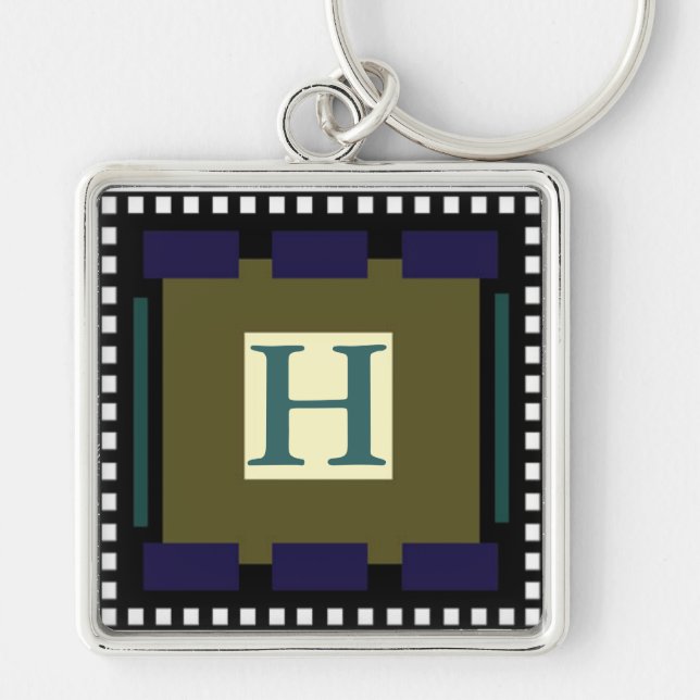 Llavero Cuadrado clave (Frente)