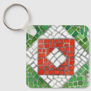 LLAVERO CUADRADO DE ALUMINIO HOLIDAY MOSAIC