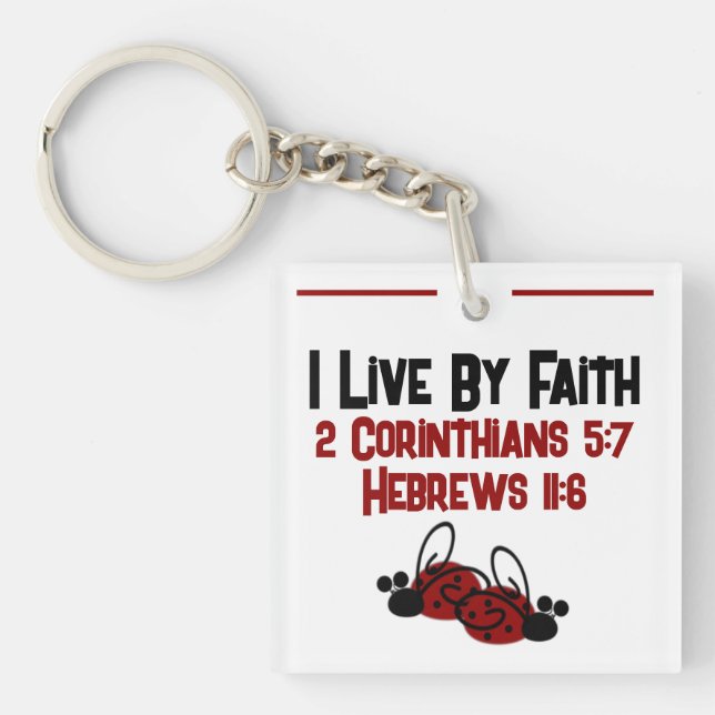 Llavero Cuadrado (dos lados) (Frente)