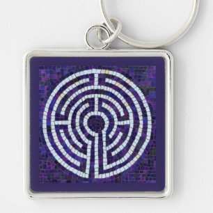 Llavero cuadrado premium LABYRINTH VIII