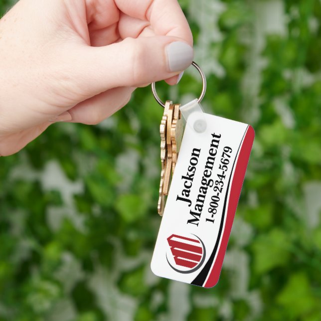 Llavero Cualquier logotipo comercial (Mano)