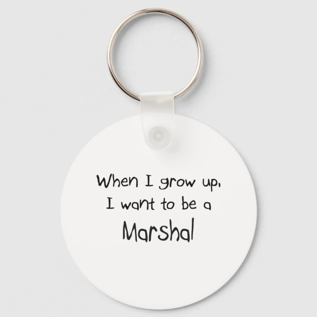 Llavero Cuando crezca quiero ser un mariscal (Anverso)
