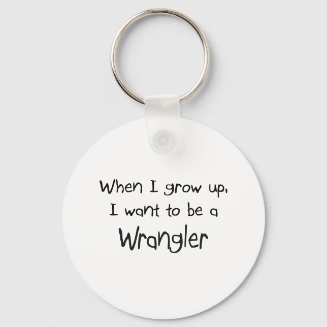 Llavero Cuando crezca quiero ser un Wrangler (Anverso)