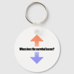 Llavero ¿Cuándo hace la pregunta de Narwhal Bacon Upvote R