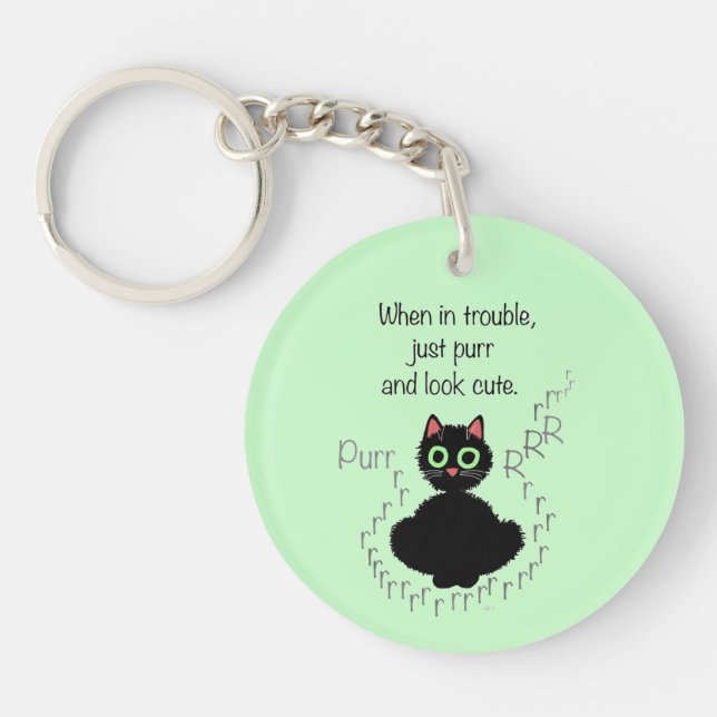 Llavero Cuando hay problemas (Frente)