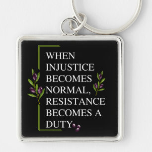 LLAVERO CUANDO LA INJUSTICIA SE HACE NORMAL, LA RESISTENCI