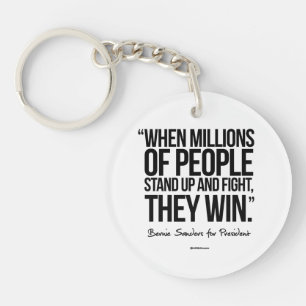 Llavero Cuando millones de personas se levantan