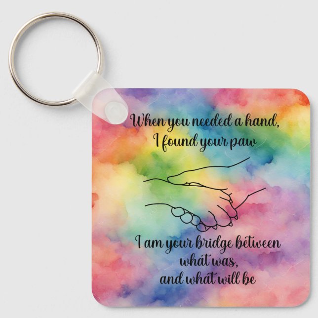 Llavero Cuando necesitaba una mano (Anverso)