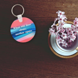 Llavero Cuando una puerta cierra otra abre la cadena de cl