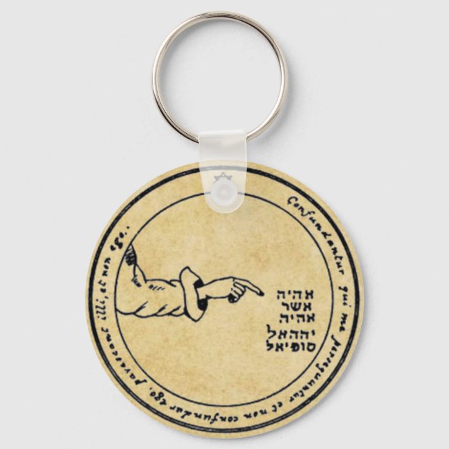 Llavero Cuarto Pentáculo de la Luna (Anverso)