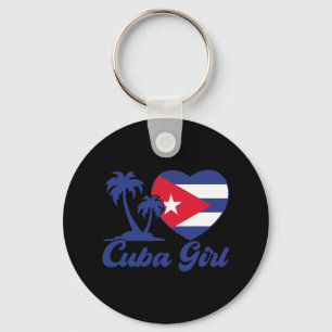 Llavero Cuba- Bandera Chica cubana Patrimonio hispano cuba