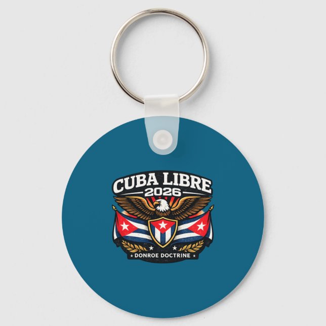 Llavero Cuba Cuba Libre Doctrina Monroe (Anverso)