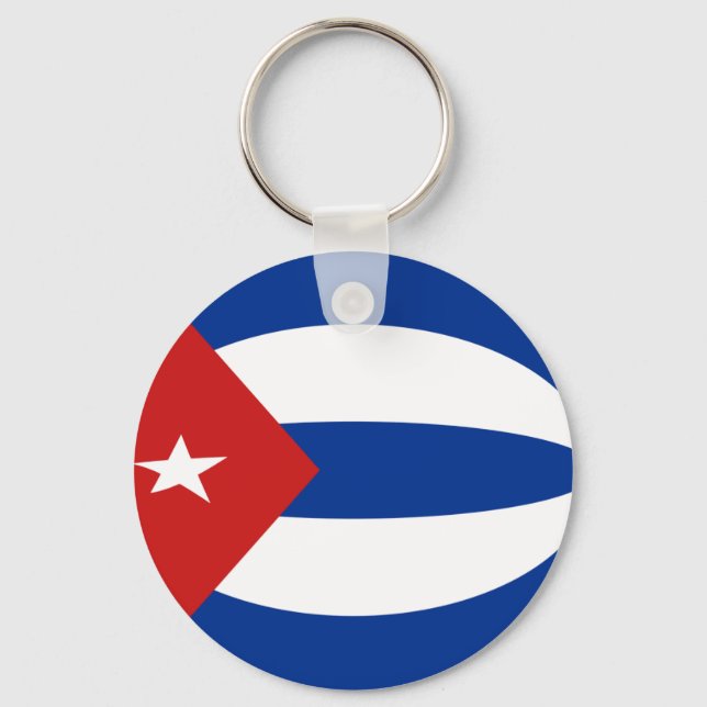 Llavero Cuba Fisheim Flag Keychain (Anverso)