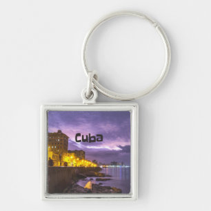 Llavero Cuba Havana Shoreline Citylights At Night