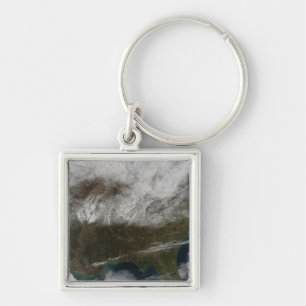 Llavero Cubierta de nieve que estira de Tejas del noreste