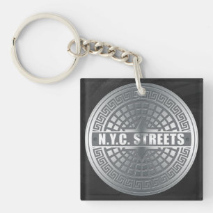 Llavero Cubiertas de agujeros NYC
