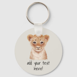 Llavero Cubo de leones lindo personalizado