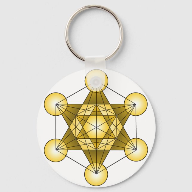Llavero Cubo de Metatron (Anverso)